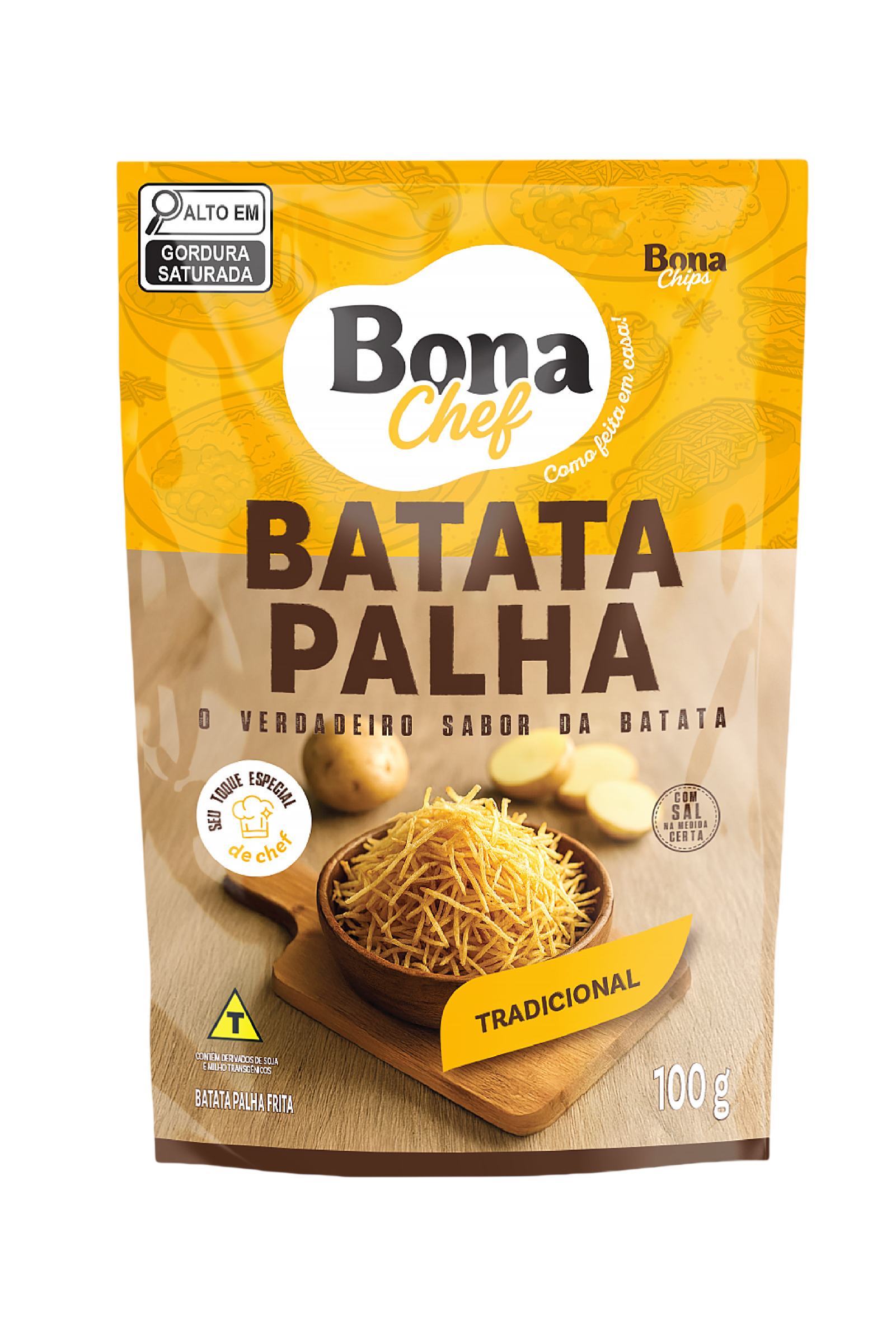 Batata Palha Bona Chef sabor Tradicional